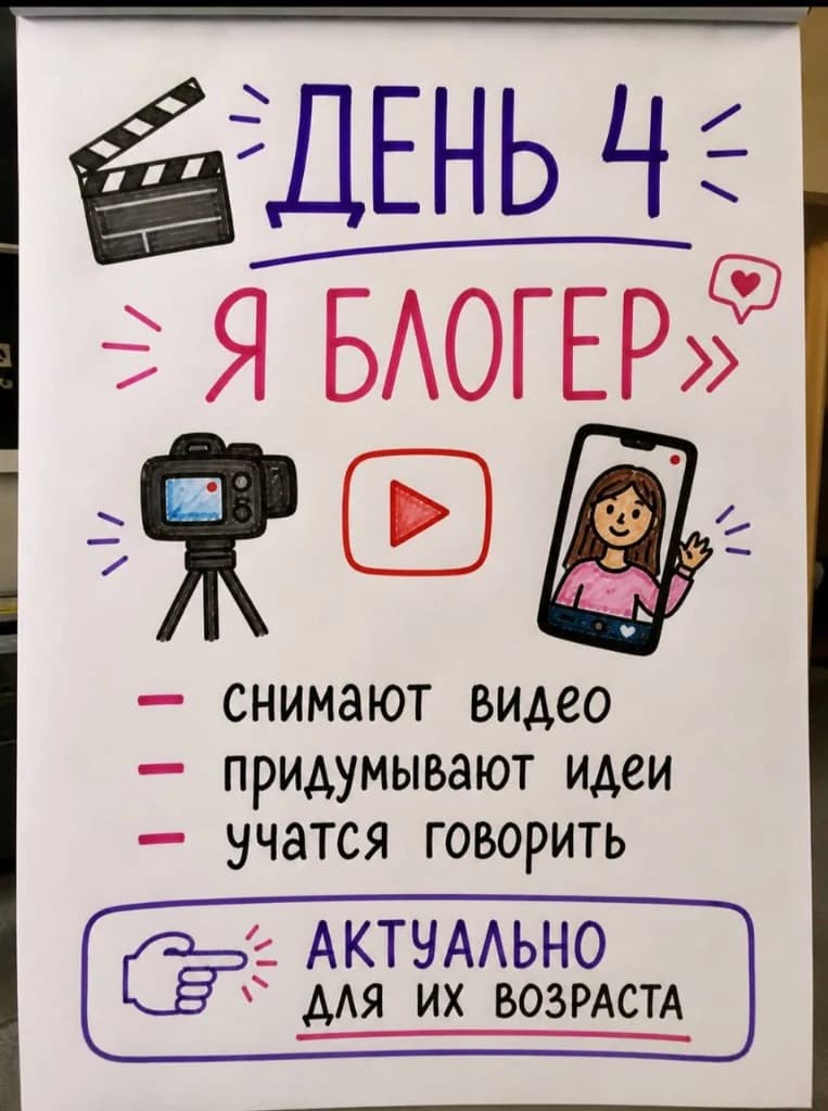 День 4 — я блогер